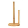 Porte-rouleau de papier de cuisine en bois – vue 5