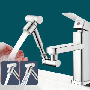 1440 °  Cuisine  Évolutif  Aérateur de robinet métallique  Robinet de salle de bain  À l&rsquo;épreuve des éclaboussures  Filtre de robinet de bulles  Buse  Économiser de l&rsquo;eau  Extenseur