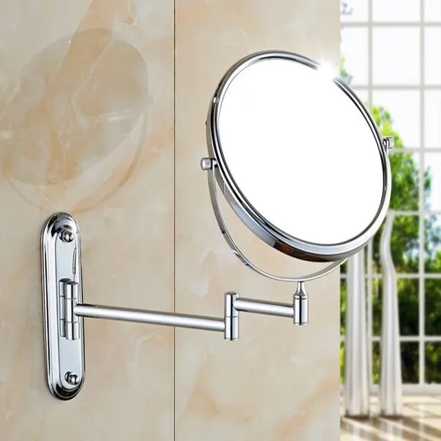 Miroir cosmétique Antique en laiton – vue 4