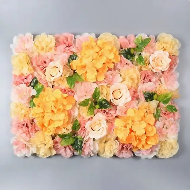 Panneaux muraux de fleurs artificielles faits à la main – vue 4