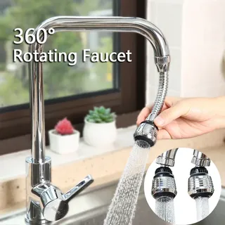 Rallonge de robinet de cuisine 360 ° Ajuste double Mode économie d'eau…