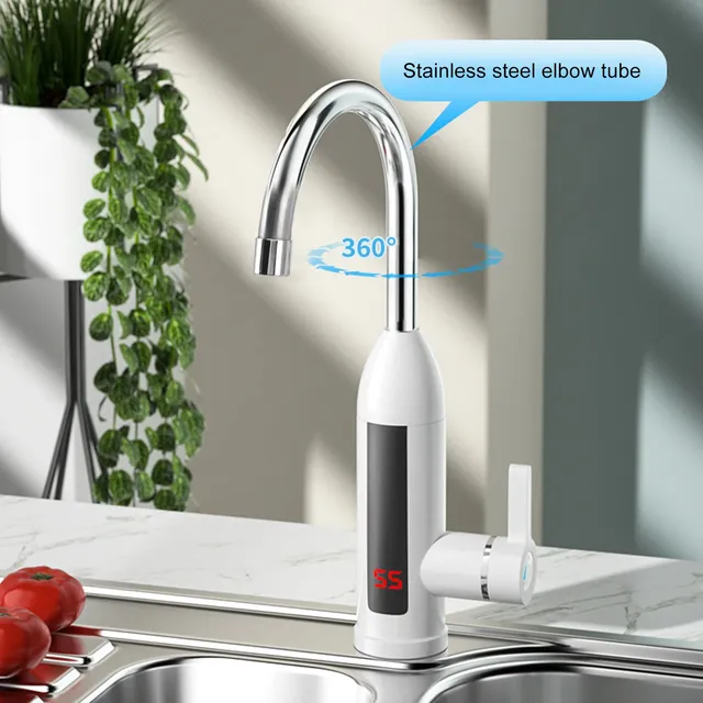 3000W 220V électrique cuisine chauffe-eau robinet… – vue 2