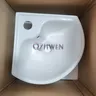 Lavabo mural en céramique pour petit appartement – vue 7