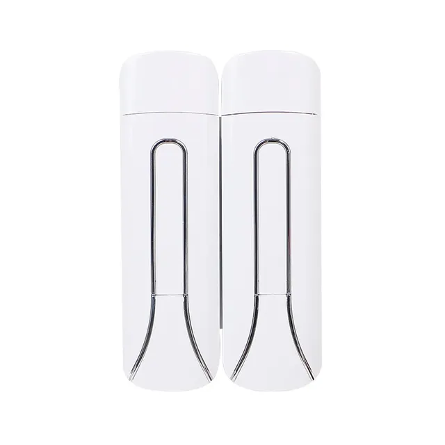 Distributeur mural double savon shampoing gel douche… – vue 4