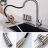 Robinet cuisine acier inoxydable brossé mitigeur… – vue 2