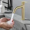 Robinet de lavabo en or brossé – vue 2