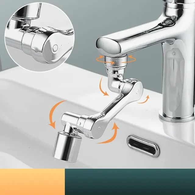 Cuivre Métal 1440 ° Extension d'aérateur de robinet… – vue 4