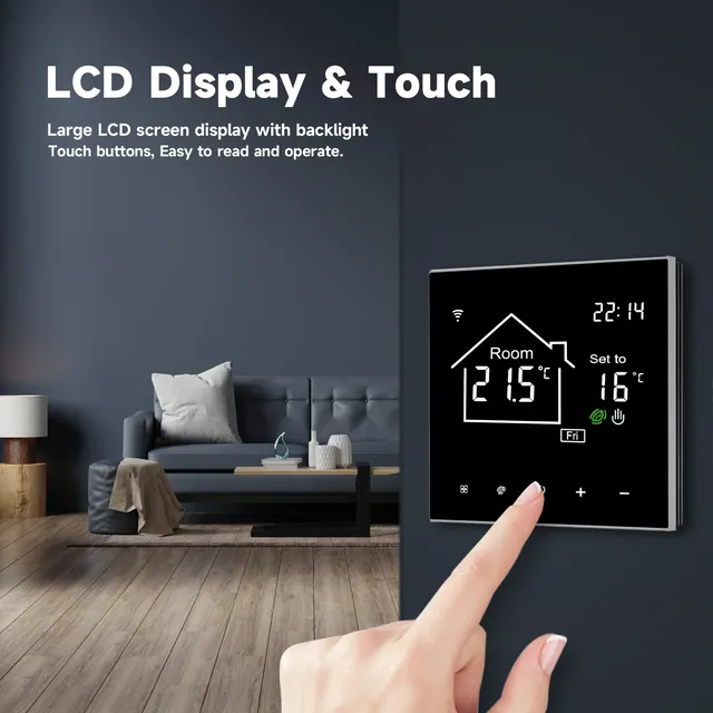 Tuya Smart ThermoandreLCD Display Touch Screen – vue 2