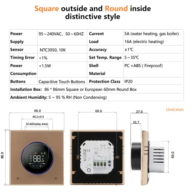 ThermoandreSmart Knob for Home Room – vue 2