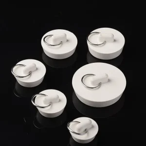 Bouchon d&rsquo;Évier en Caoutchouc pour la Cuisine et le Bain, Accessoire de Vidange de Sol, de Proximité de la Baignoire, Anti-Fuite de illant, Fournitures HOSupplies