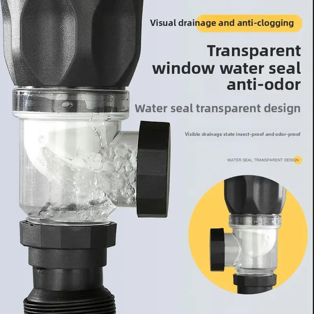 Lavabo de salle de bains anti-odeur – vue 3