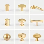 Lèvent de commode ronds en laiton, poignée de porte d&rsquo;armoire, meubles de cuisine anciens, bouton de quincaillerie, Foy