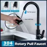 Robinet de cuisine en acier inoxydable