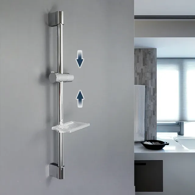 Barre coulissante de Rail de douche avec porte-savon – vue 2