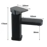 Robinets ABS noir carré lavabo évier baignoire grue… – vue 6