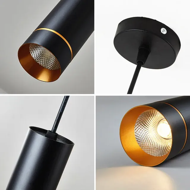 Dimmable LED 9W 12W COB lampes suspendues lampes à Tube… – vue 3