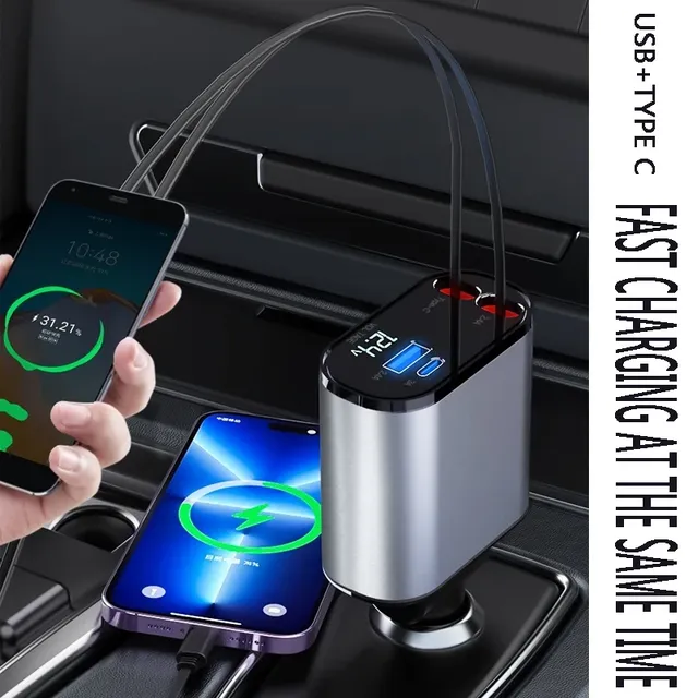 Nouveau chargeur de voiture flash numérique QC3.0… – vue 4