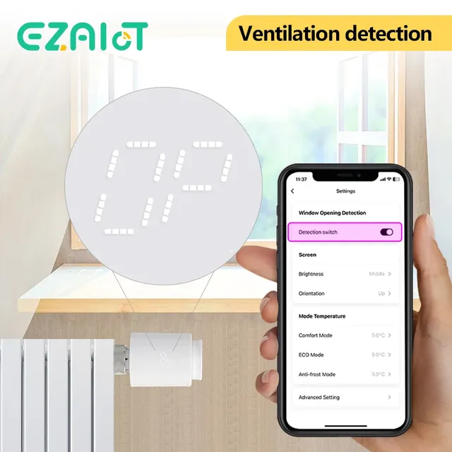 Thermostat intelligent TRV – vue 4