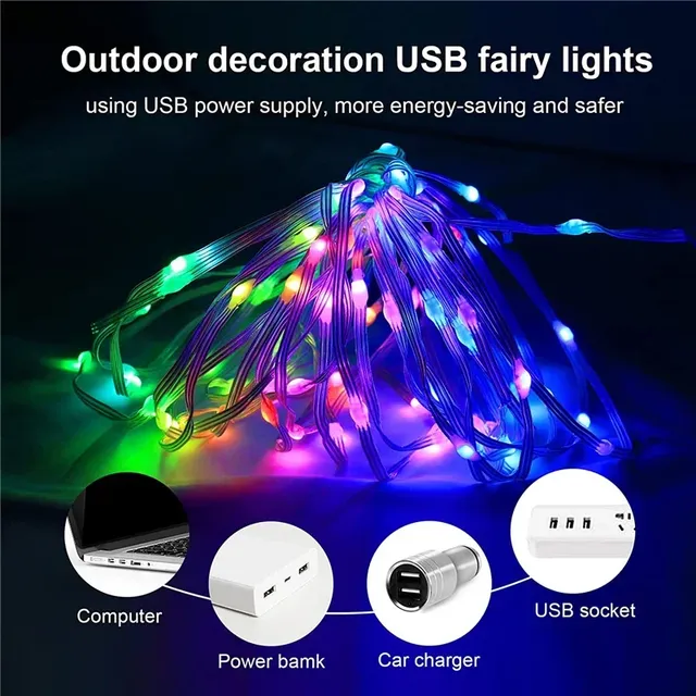Guirlande lumineuse LED RGB-IC – vue 3