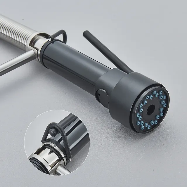 Robinet de cuisine LED à ressort – vue 3