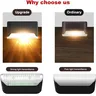 Blanc chaud LED solaire étape lampe chemin escalier… – vue 2