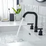 Robinet de bassin en or brossé – vue 2