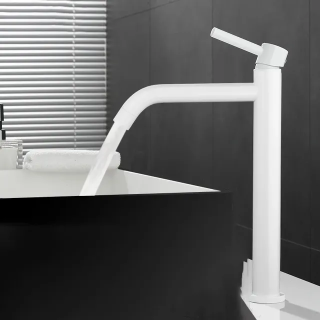 Robinet mitigeur d'eau chaude et froide pour lavabo – vue 4