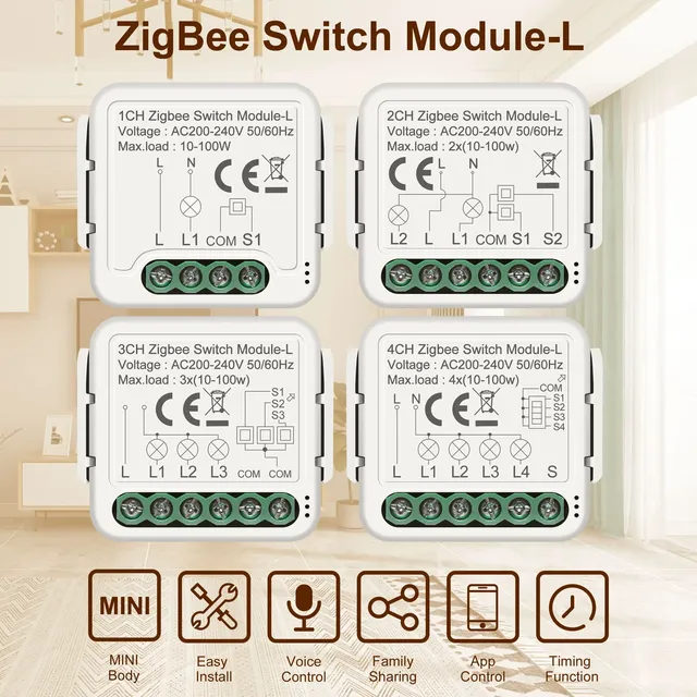 GIRIER-Joli intelligent Tuya Zigequation 3.0 – vue 2