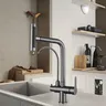 Robinet de cuisine moderne trois en un à double usage en… – vue 4