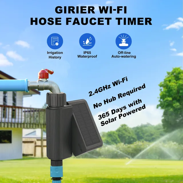 GIRIER Tuya minuterie d'eau intelligente minuterie de… – vue 2