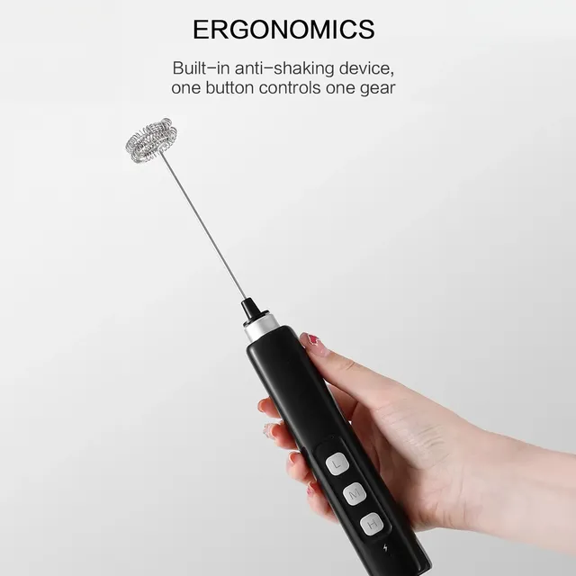 Déterminer le centre commercial aste USB-Mini mousseur à… – vue 3