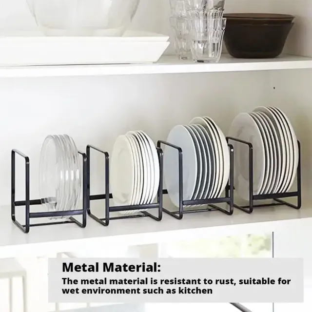 Rangeassiettes modulable métallique noir vertical… – vue 4