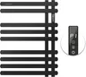 Radiateur sèche serviettes électrique mural noir mat… – vue 1