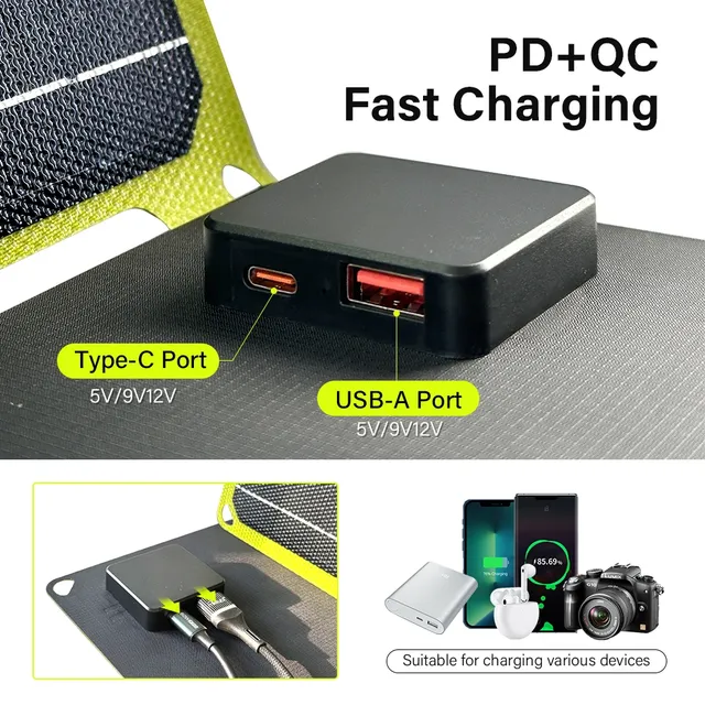 2000W ETFE chargeur solaire portable panneau… – vue 3