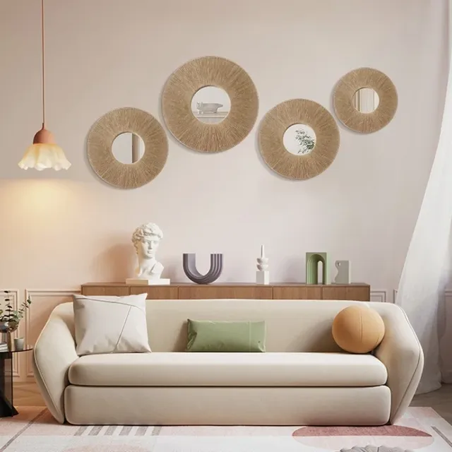 Miroirs Muraux Décoratifs Ronds – vue 2