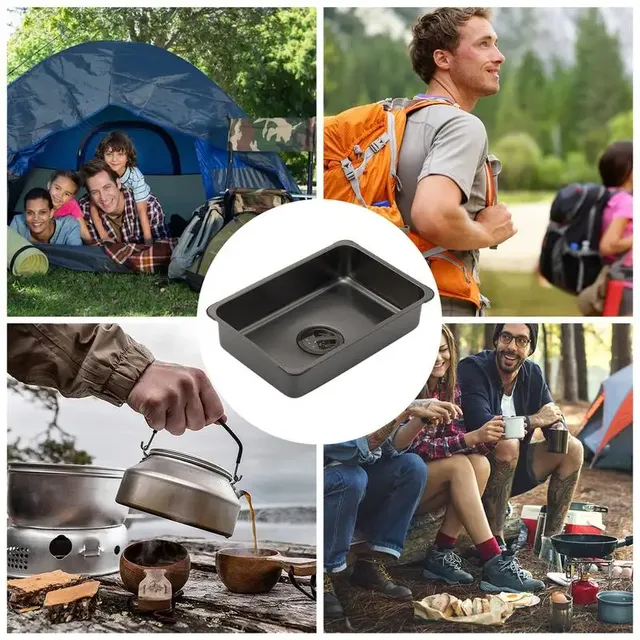 Évier de Camping Portable en acier inoxydable – vue 5