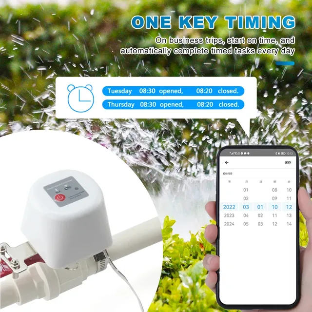 Vanne d'eau intelligente WiFi Tuya – vue 3