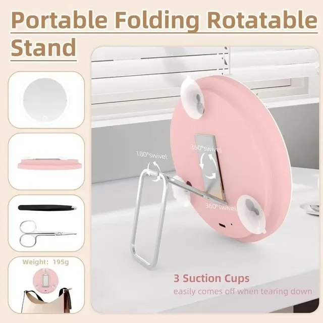 Miroir grossissant de maquillage décoratif 30X – vue 2