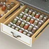Étagère à épices en acrylique à tiroir réglable – vue 3