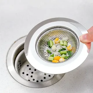 Filtre d'évier de cuisine en acier inoxydable