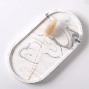 Moule de rangement naren silicone, bricolage, résine, plâtre, cendrier, dessous de verre, plat, base de jardinière, moules en béton de gypse, artisanat de décoration intérieure