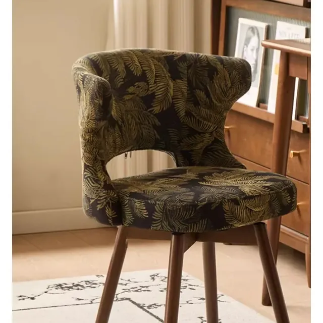 Chaise d'écriture pivotante avec dossier – vue 5
