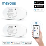 Meross – interrupteur WiFi intelligent pour appareils électriques, bricolage, prise en charge de la télécommande sans fil Alexa Google SmartThings