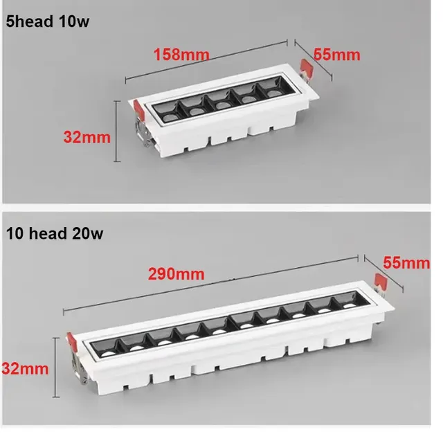 Dimmable LED ciel lumières Downlights projecteurs Angle… – vue 3