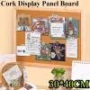 Panneau d&rsquo;affichage en liège, cadre rétro, panneau d&rsquo;affichage en liège, mémo en bois, décoratif pour Photo de maison, arrière-plan mural, bureau, école, décoration de maison
