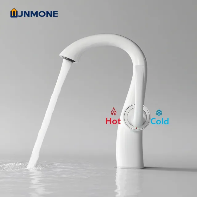 Robinet de lavabo de salle de bains en laiton massif… – vue 4