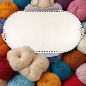 Panier ovale, Base en bois, Base tricotée ovale, bas de panier en bois au Crochet, grands et petits modèles de tissage en bois