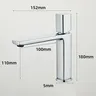 BAKALA robinet de lavabo noir/chromé – vue 6