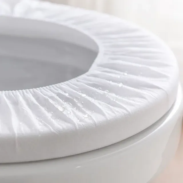 Siège de toilette blanc jetable – vue 6