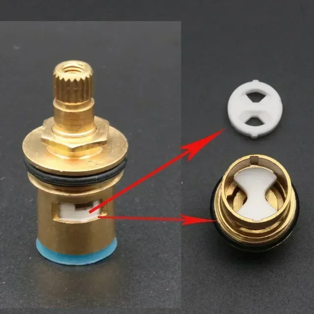 Lot dix noyau valve laiton céramique fileté robinet… – vue 3